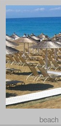 The beach